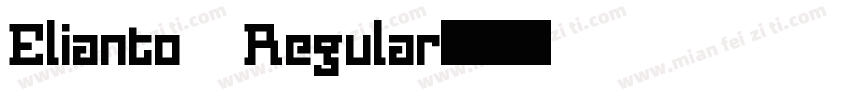 Elianto Regular字体转换